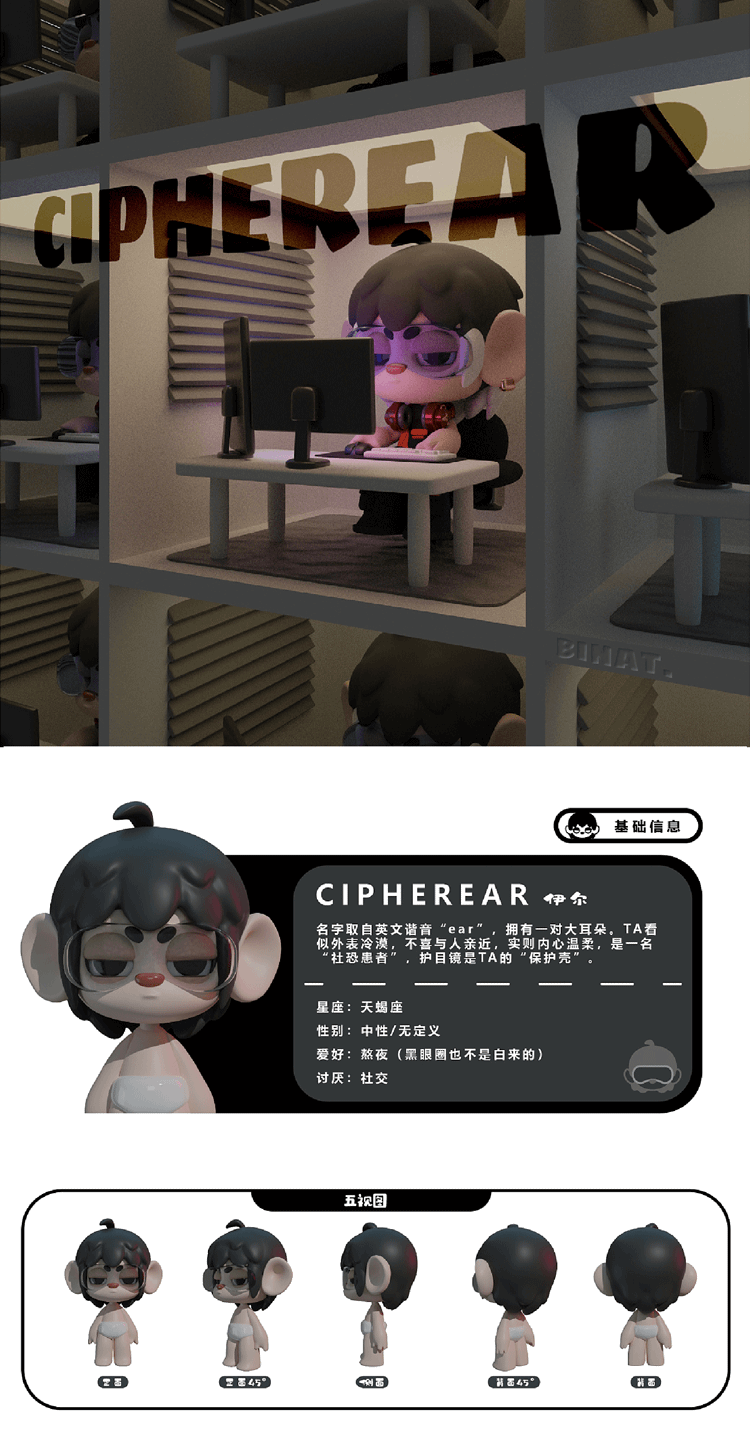 【CIPHEREAR伊爾】情緒変人シリーズ潮遊びブラインドケース 2