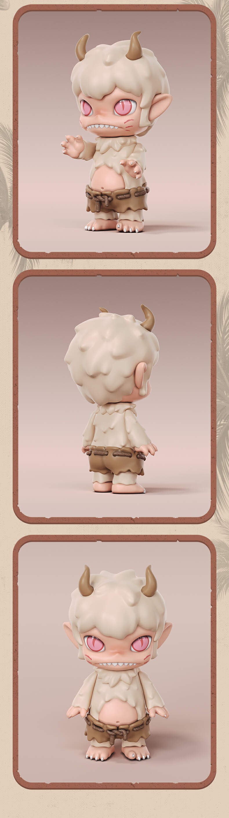 [Oku] Oku little monster from the forest monster family 4