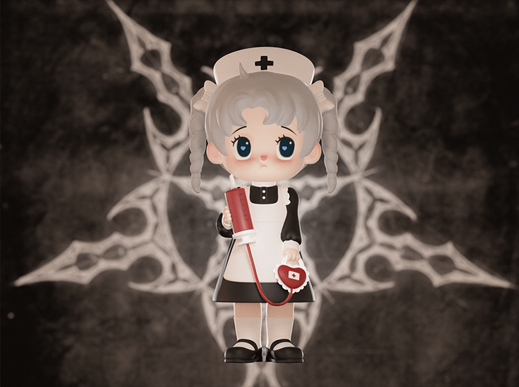 [poop-poop] dark retro little girl! Poop-poop has come to check your body ~ 1