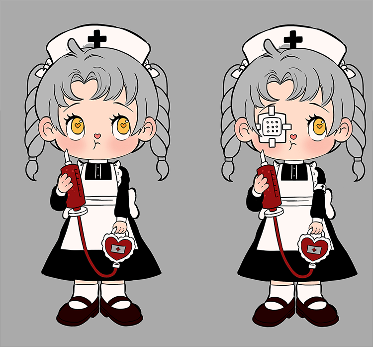 [poop-poop] dark retro little girl! Poop-poop has come to check your body ~ 3
