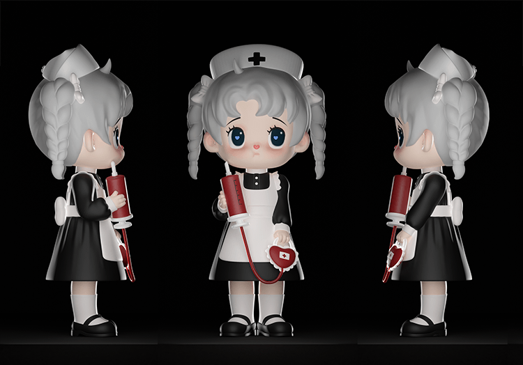 [poop-poop] dark retro little girl! Poop-poop has come to check your body ~ 4