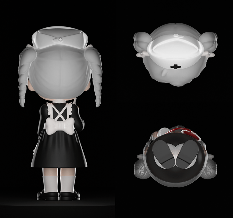[poop-poop] dark retro little girl! Poop-poop has come to check your body ~ 5