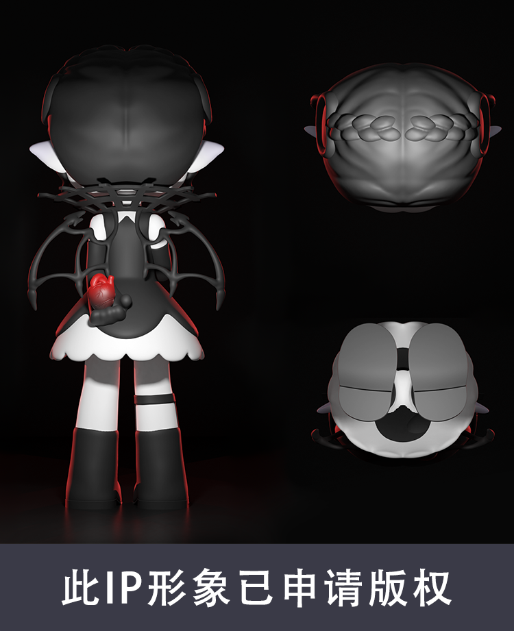 [Ghost] A ghost floating in the flower fields. He was a ballet dancer and played with Gothic trends. 3
