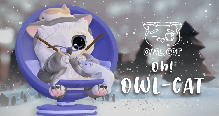 【 Owl Cat 】คุณยายนกฮูกเคท banner 1
