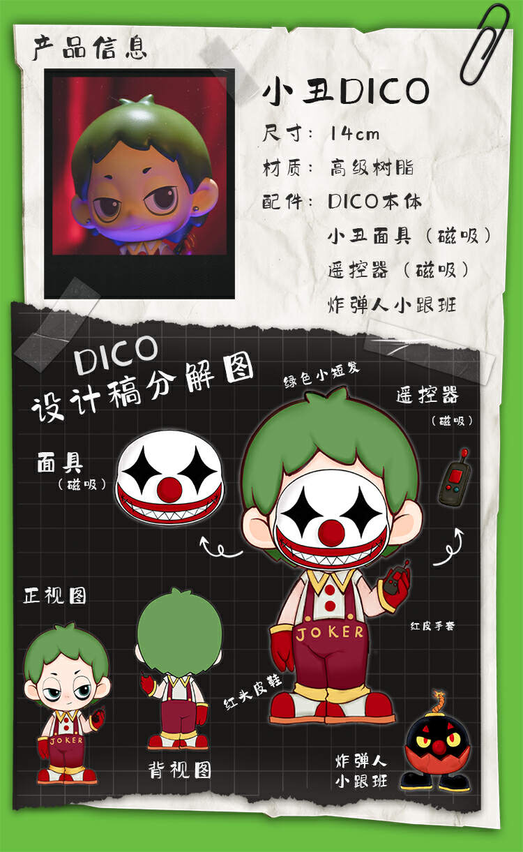 【道化師DICO】笑いマスクをつけて、一緒に狂気に入った 2